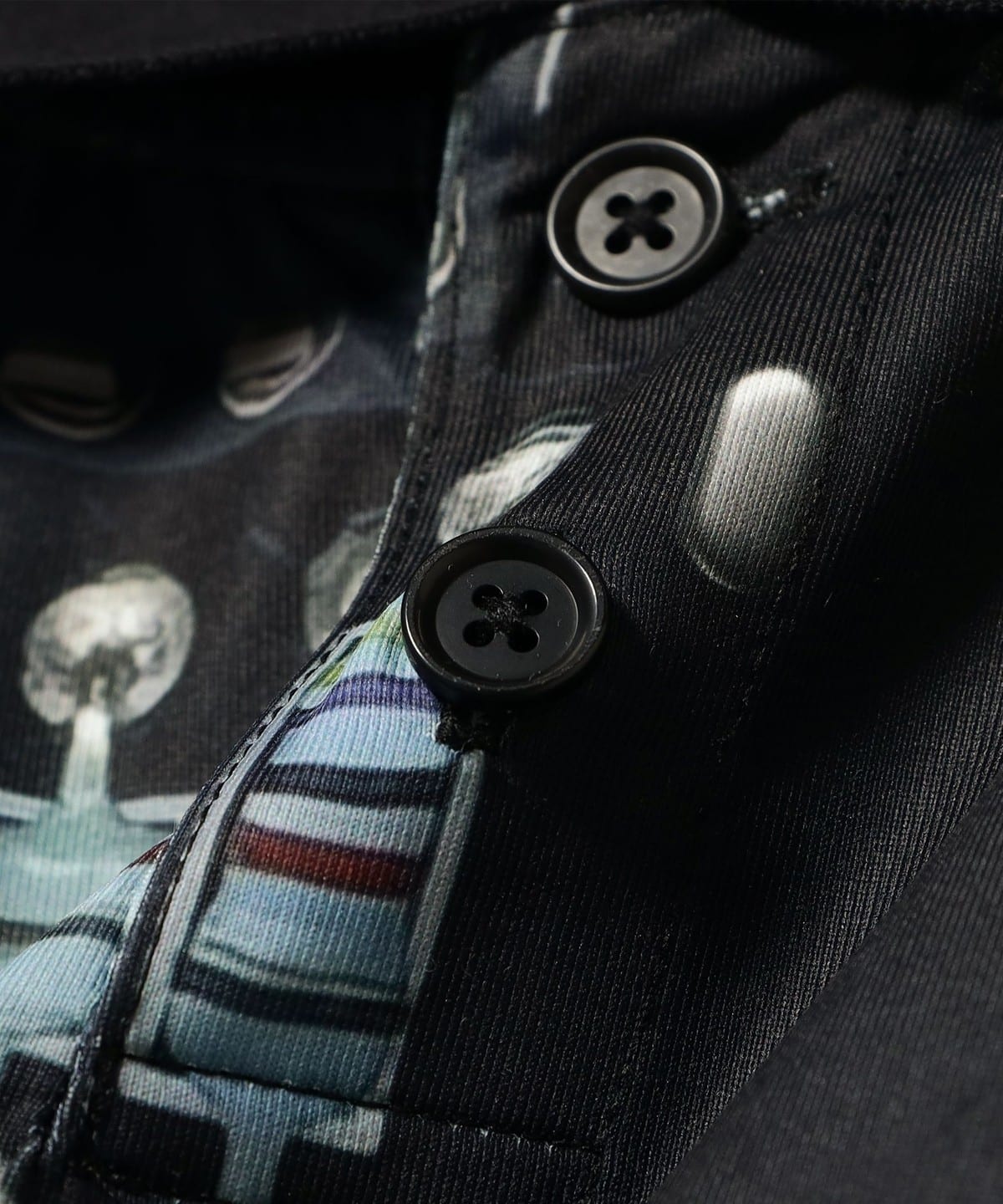 BEAMS T（ビームスT）LQQK STUDIO / Circuit Board L/S Polo Jersey 