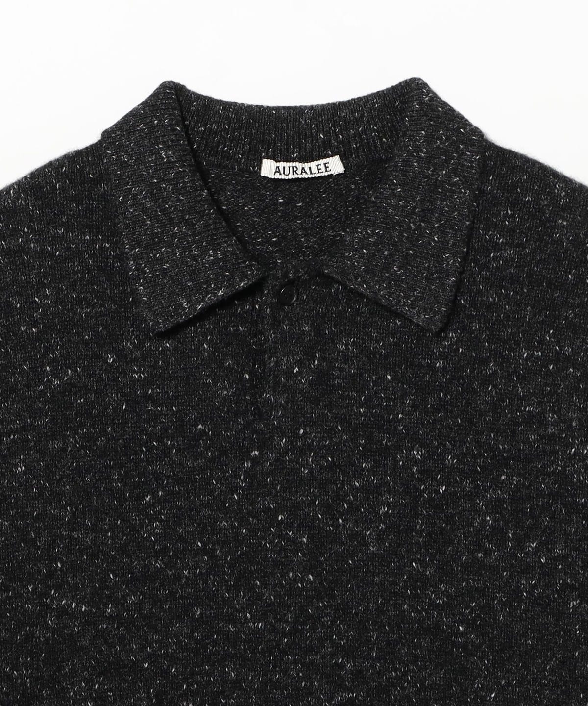 BEAMS T（ビームスT） AURALEE / CASHMERE NEP KNIT POLO（トップス