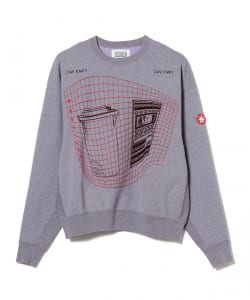C.E / WASTE GRID CREW NECK