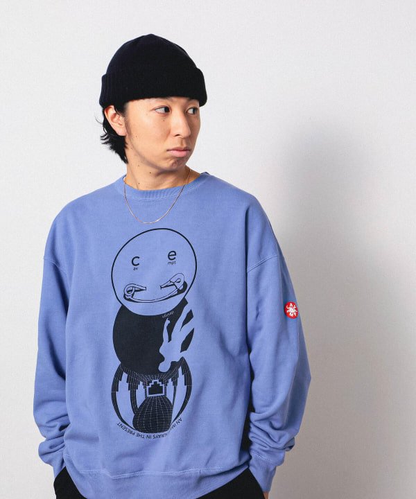 非常に高い品質 C.E / OVERDYE MD RANGE CREW NECK スウェット