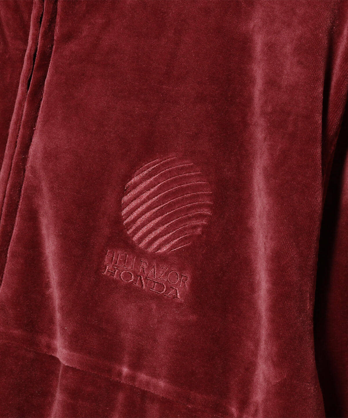 HONDA × HELLRAZOR for BEAMS T / Velour Jacket