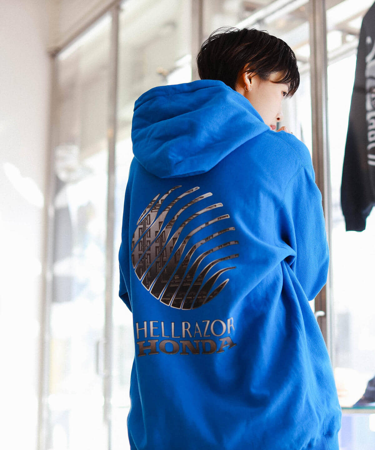 HONDA × HELLRAZOR for BEAMS T / Hoodie