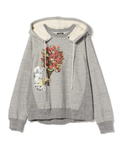 FAF(Fake As Flowers) / Raglan Sleeve Flower Hoodie