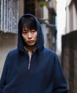 ▲scair / half zip hoodie