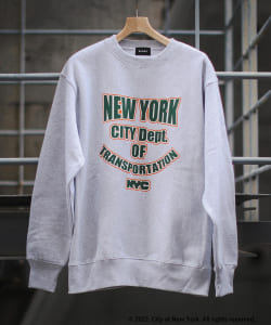 【別注】NYC × GOOD ROCK SPEED / New York City クルーネック スウェット