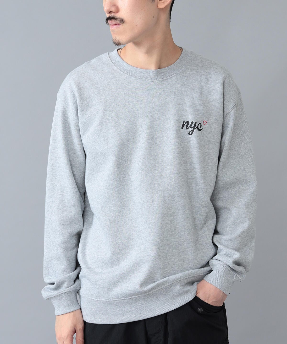 【SPECIAL PRICE】BEAMS T / NYC ハート クルーネック スウェット