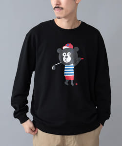 ▲【SPECIAL PRICE】BEAMS T / ゴルフ ベアー クルーネック スウェット