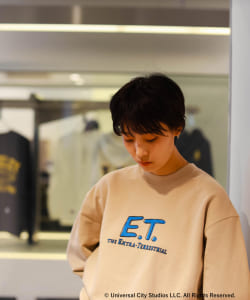 E.T. × NAIJEL GRAPH × BEAMS T / Crew Neck Sweat
