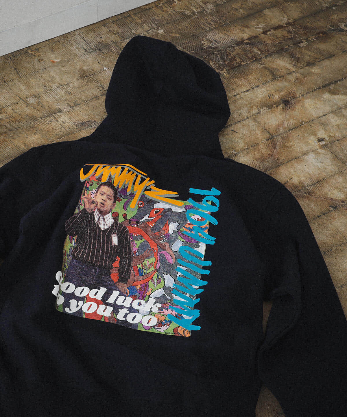 JIMMY'Z × ジミー大西 / Sweat Hoodie BEAMS Exclusive トップス MEN NAVY S JIMMY'Z × ジミー大西 / Sweat Hoodie BEAMS Exclusive トップス MEN NAVY S
