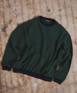 ▲RIB BORDER SWEAT