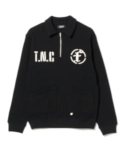 ▲FAF(Fake As Flowers) / THERMAL HALF ZIP PULLOVER