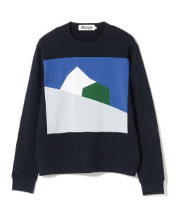 ALOYE / Color Blocks Crewneck Sweatshirt