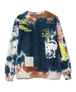 ▲SAYHELLO × BEAMS T / 別注 D.Y.E Crew Sweat