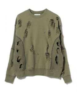 ▲C.E / PLAGUE WIDE RIB CUT CREW NECK