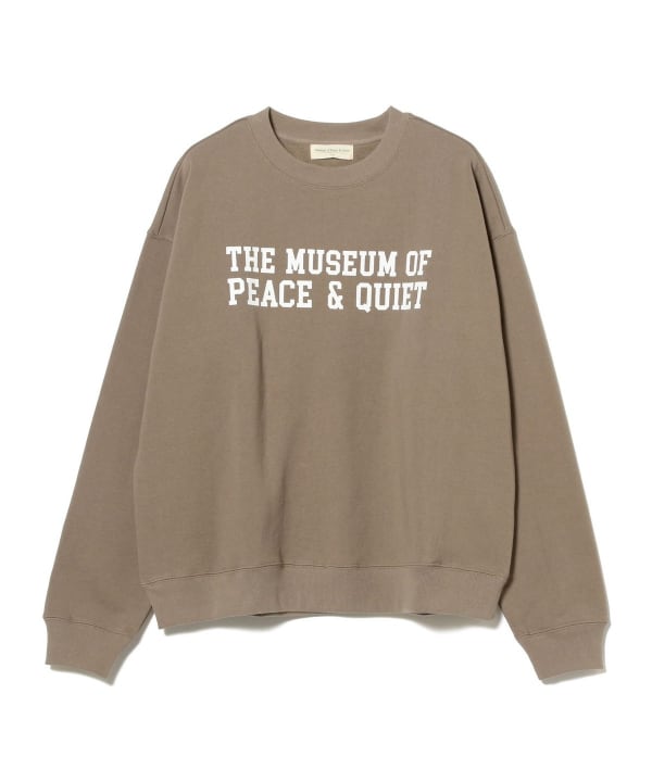 BEAMS T（ビームスT）Museum of Peace & Quiet / Campus Crewneck