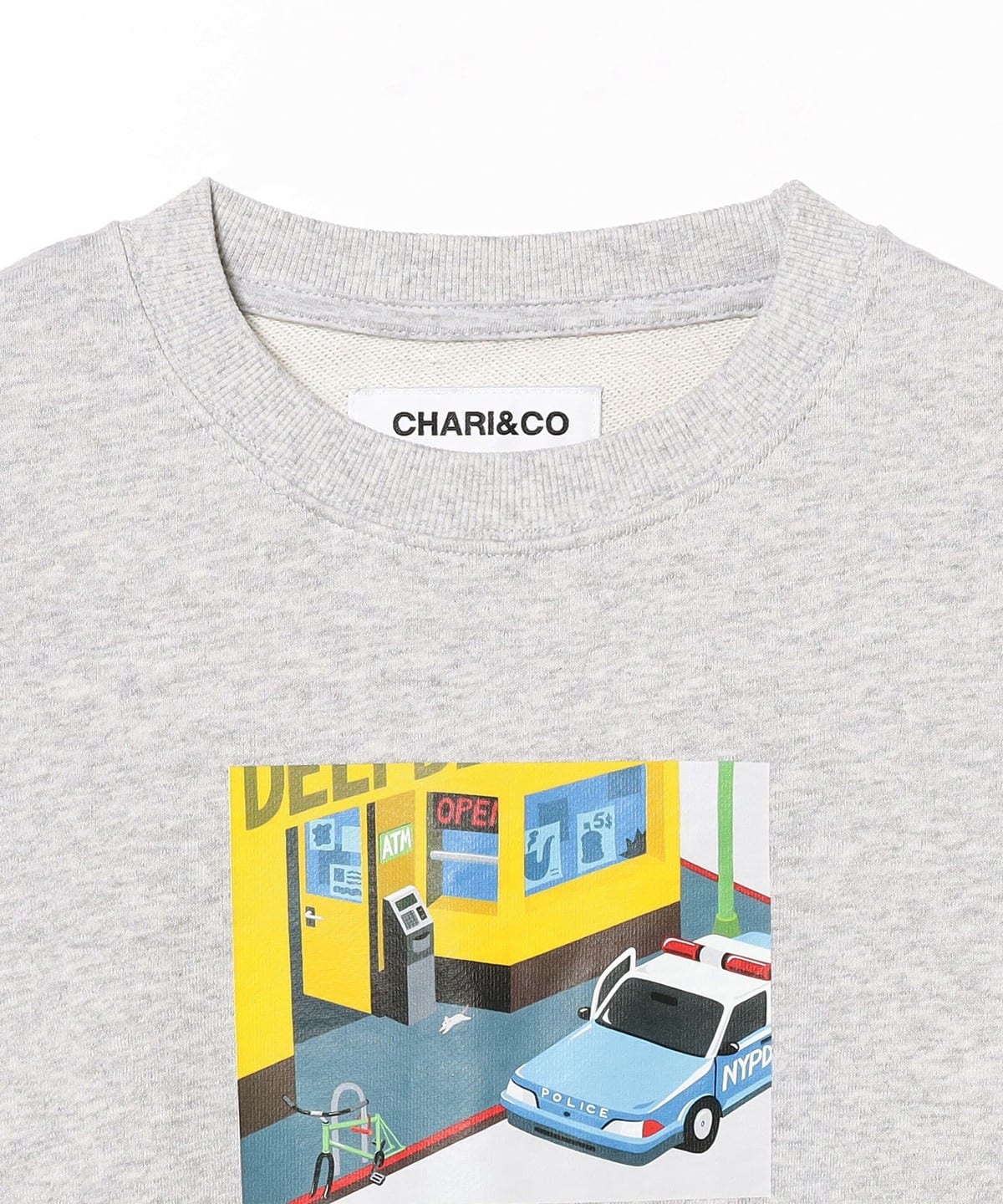 CHARI&CO x TIM DAILY LIFE IN NY / CREWNECK SWEATS BEAMS T ビームス