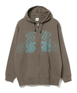 ▲rajabrooke / GINGHAM ZIP-UP HOODIE