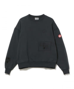C.E / OVERDYE DOUBLE FACE CREW NECK