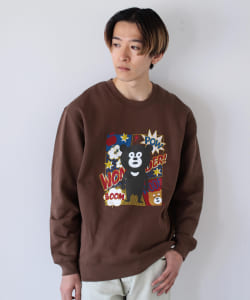 【SPECIAL PRICE】BEAMS T / コミック ベアー クルーネック スウェット