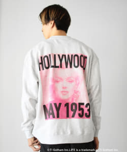 ▲LIFE / Print Crewneck スウェット