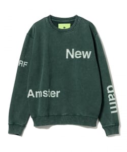 ▲New Amsterdam Surf Association / NAME SWEAT WASHED GREEN