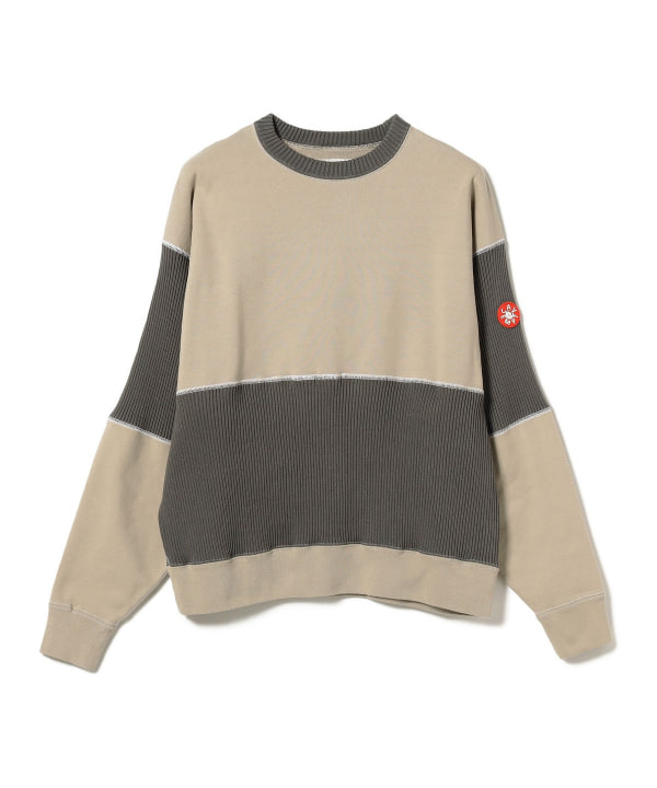 BEAMS T（ビームスT）C.E / WIDE RIB CUT CREW NECK（トップス