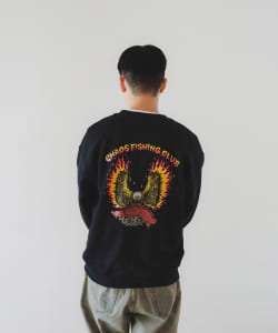 ▲Chaos Fishing Club / EVIL FLAME CREW NECK L/S