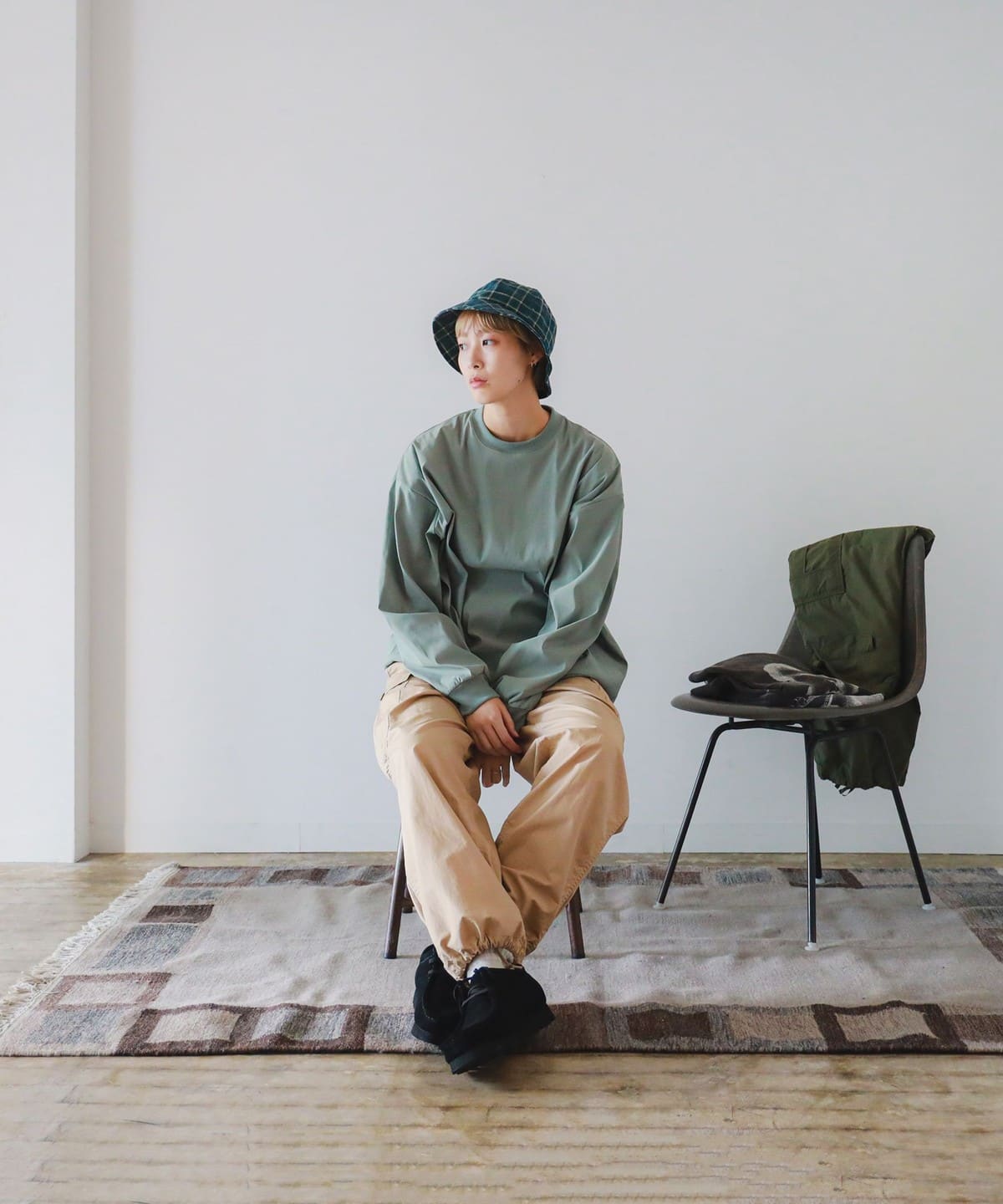 BEAMS T（ビームスT）BEAMS T / Stretch Crewneck Sweat（トップス