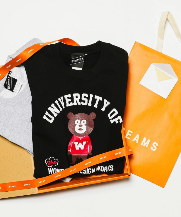 スーパーセール 50％（福袋 BEAMS クルー ベア― PRICE】カレッジ T（ビームスT）【SPECIAL トップス