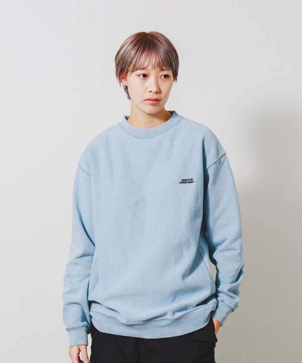 BEAMS BEAMS ONEITA Pigment Dye Crewneck Sweat (tops sweat) mail