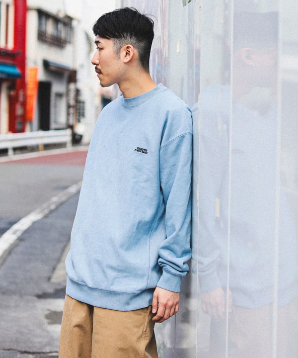 BEAMS BEAMS ONEITA Pigment Dye Crewneck Sweat (tops sweat) mail 