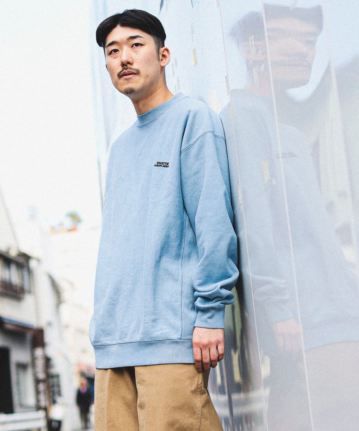 BEAMS（ビームス）ONEITA / Pigment Dye Crewneck Sweat（トップス