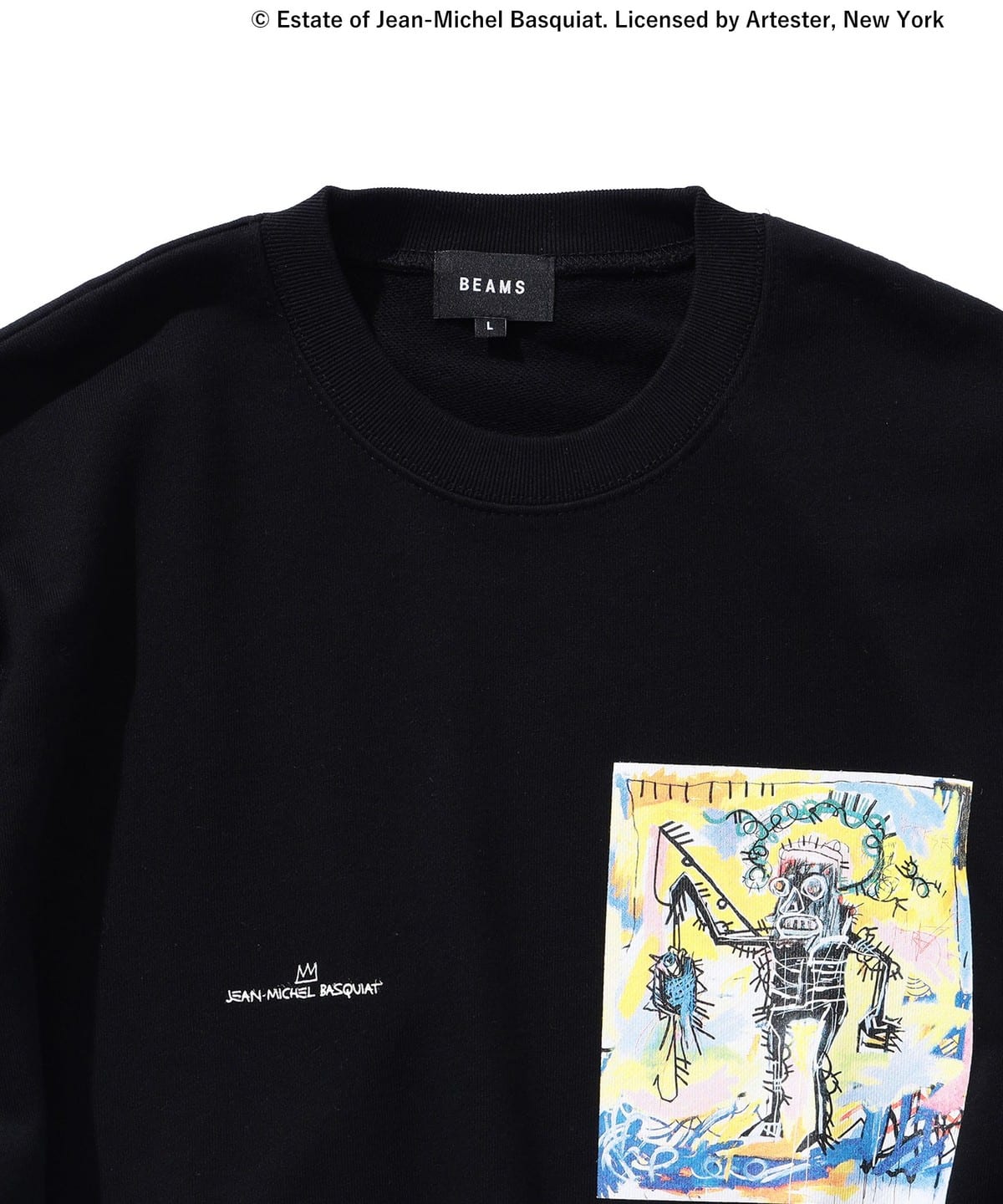 BEAMS BEAMS / BASQUIAT Crew Neck Sweat (tops sweat) mail BEAMS | BEAMS