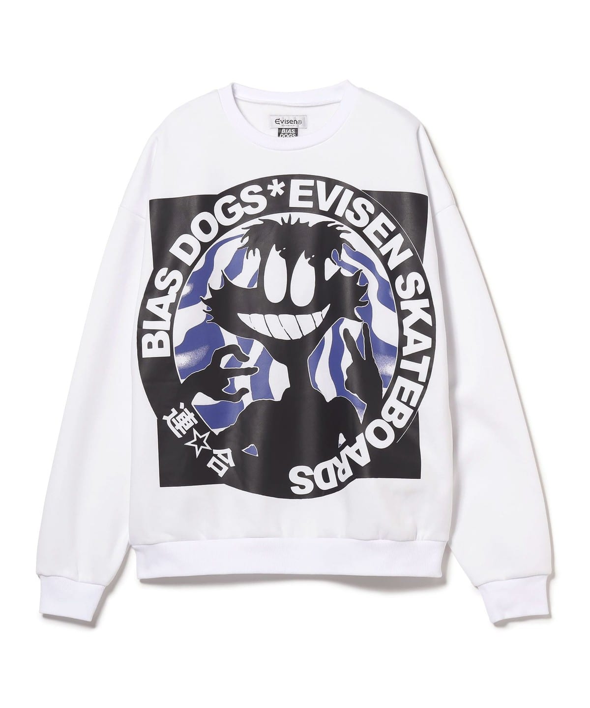 BEAMS T（ビームスT）EVISEN SKATEBOARDS / BIAS DOGS 2HD CREW SWEAT（トップス スウェット ）通販｜BEAMS