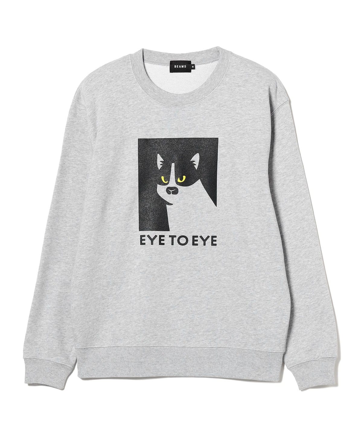 BEAMS BEAMS BEAMS Eye To Eye Crewneck Sweat (tops sweat) mail