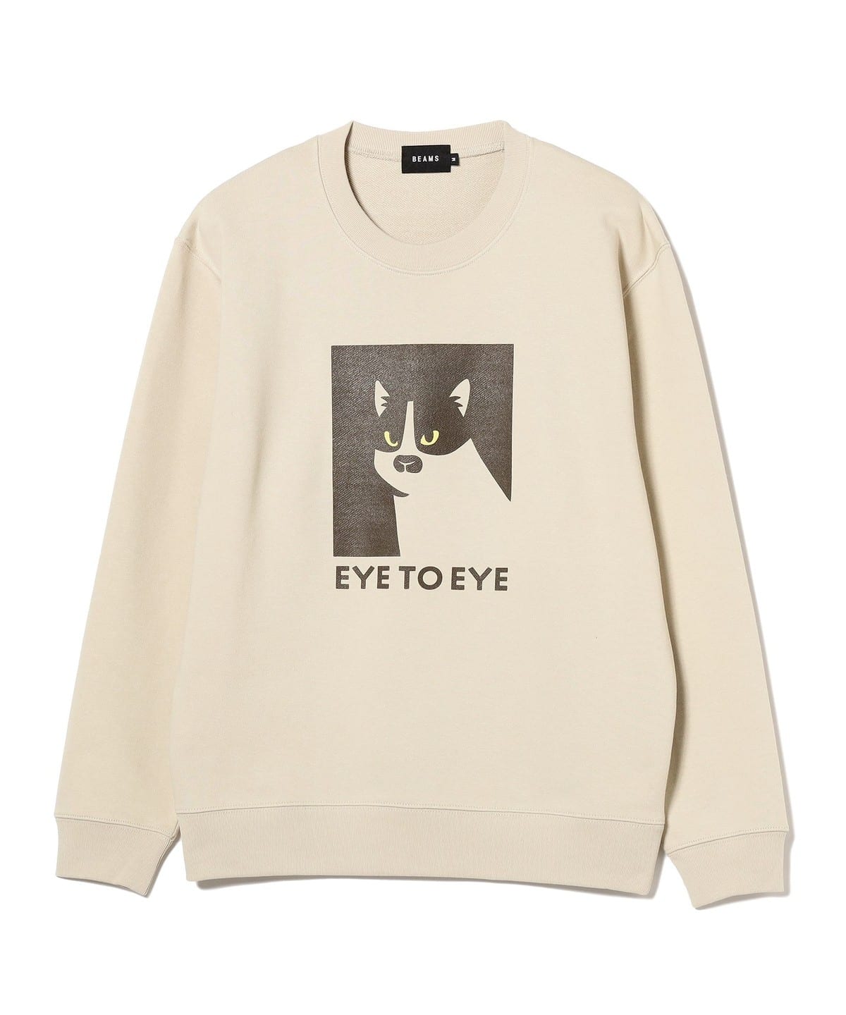 BEAMS BEAMS BEAMS Eye To Eye Crewneck Sweat (tops sweat) mail