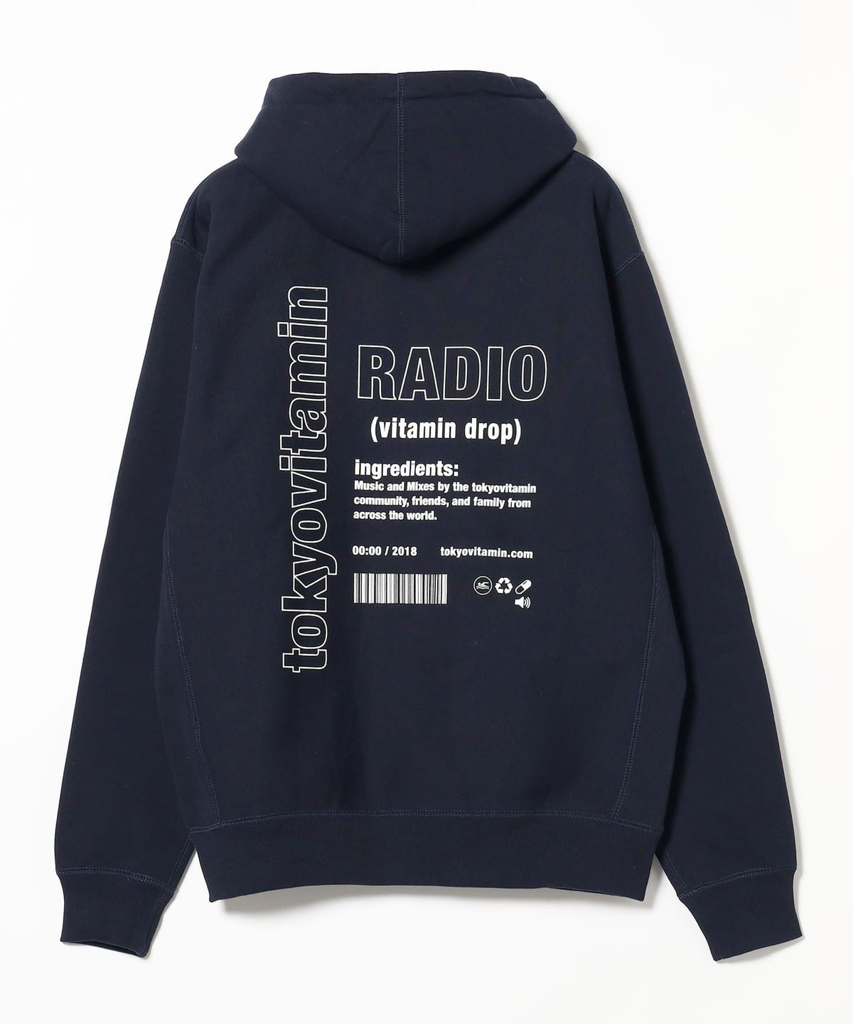 【アウトレット】tokyovitamin × BEAMS T / 別注 Radio Hoodie