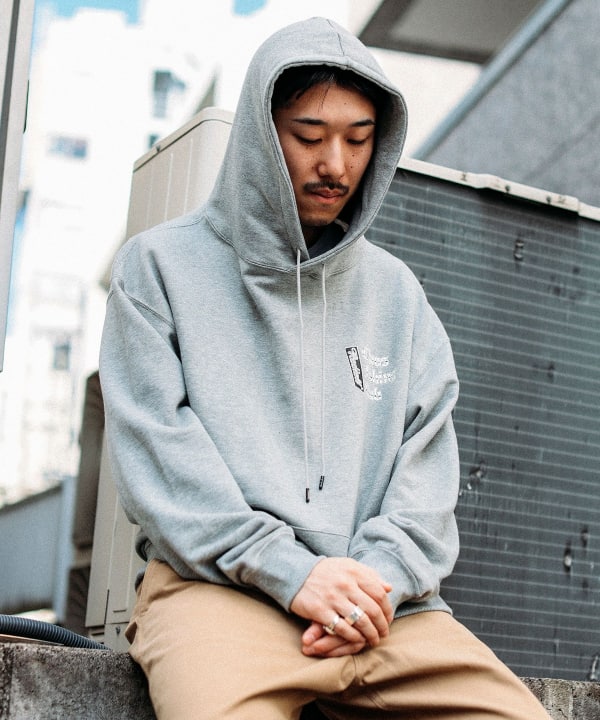 BEAMS T（ビームスT）Chaos Fishing Club × Radiall / Chrome Letters Hoodie（トップス パーカー ）通販｜BEAMS