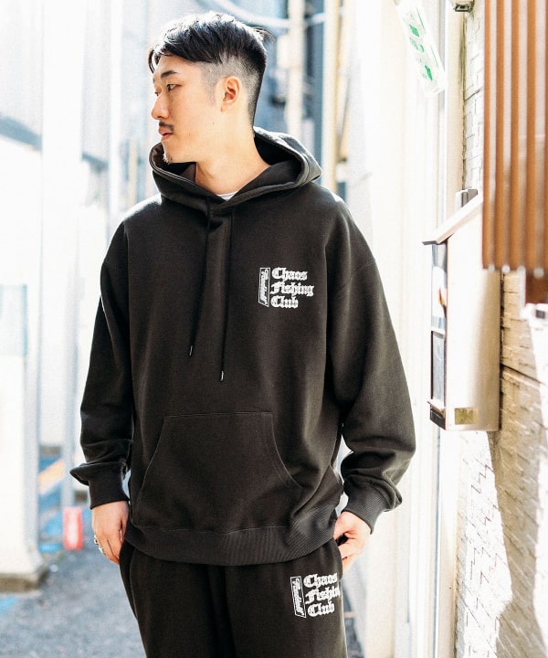 BEAMS T（ビームスT）Chaos Fishing Club × Radiall / Chrome Letters Hoodie（トップス  パーカー）通販｜BEAMS