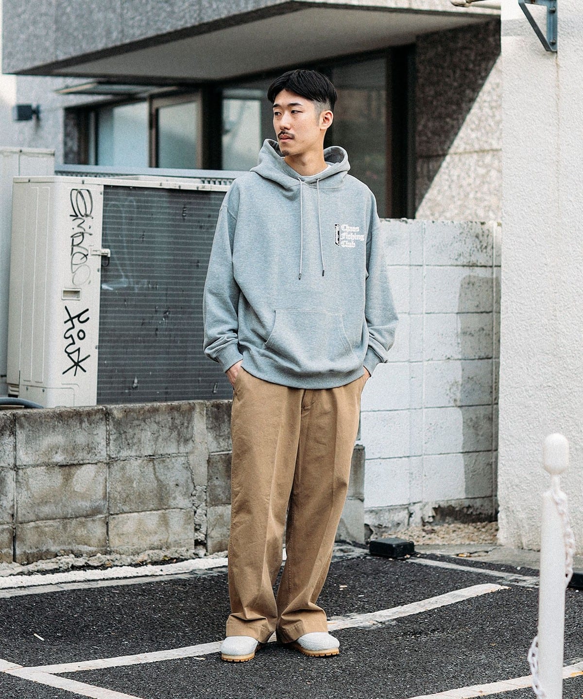 BEAMS T（ビームスT）Chaos Fishing Club × Radiall / Chrome Letters
