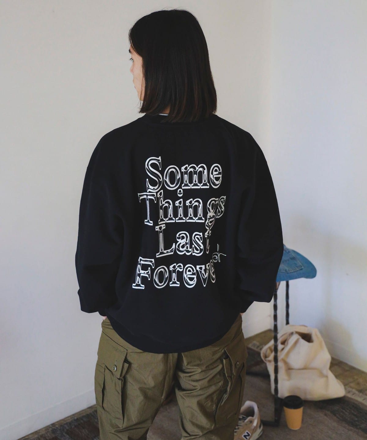 【BLACK】Bureau Bertrand Clement * BEAMS T / Sweatshirt BEAMS T（ビームスT）Bureau Bertrand Clement / Sweatshirt（トップス