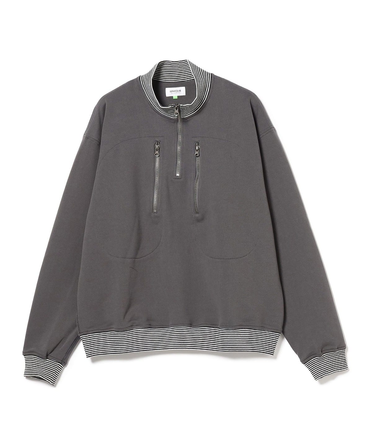 DeMarcoLab / III. ZIP PULLOVER トップス MEN CHARCOAL. G L DeMarcoLab / III. ZIP PULLOVER トップス MEN CHARCOAL. G L