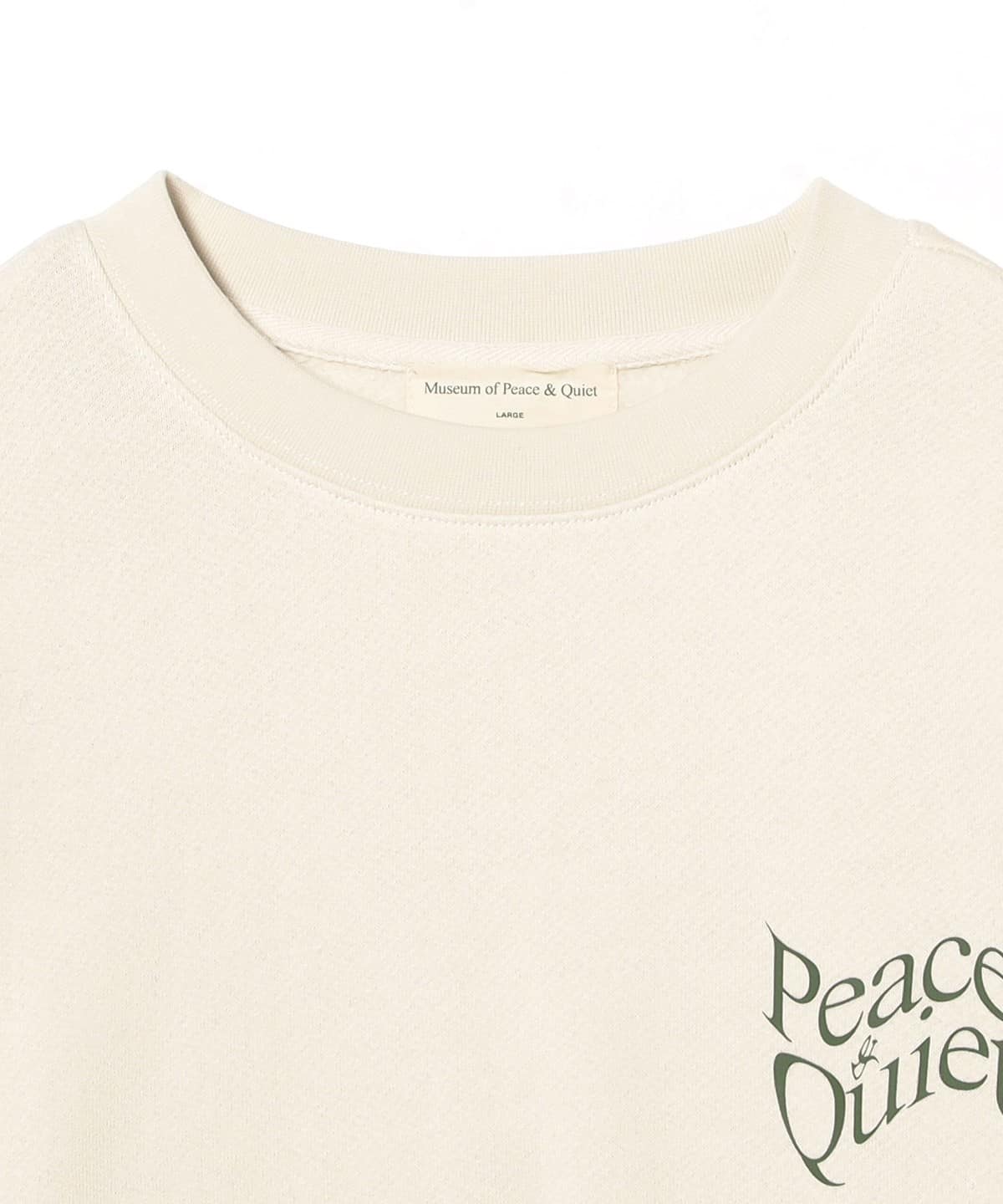 BEAMS T（ビームスT）Museum of Peace & Quiet / Warped Crewneck