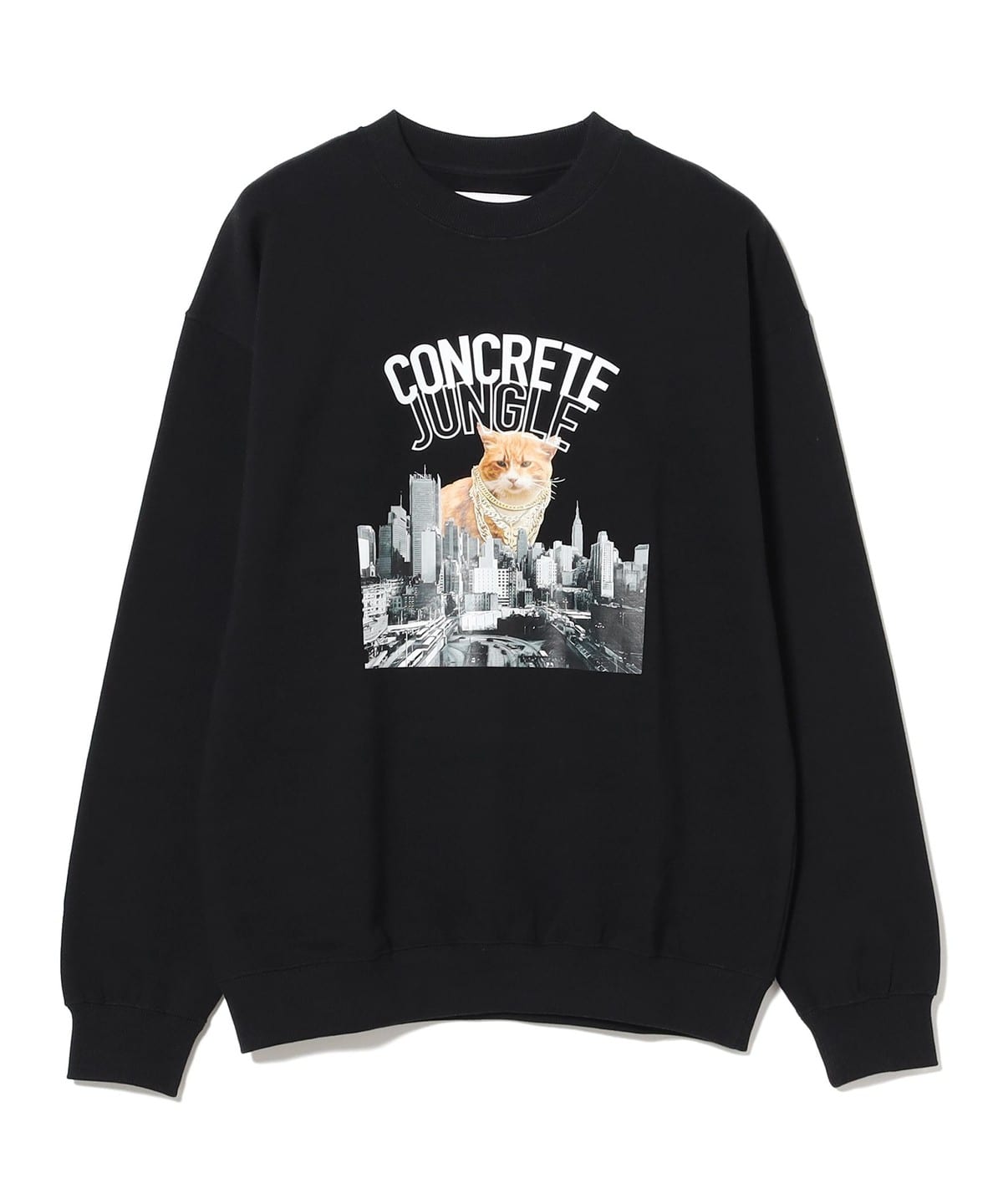 CHARI & CO チャリアンドコー / CONCRETE JUNGLE CAT CREWNECK トップス MEN BLACK L CHARI & CO チャリアンドコー / CONCRETE JUNGLE CAT CREWNECK トップス MEN BLACK L