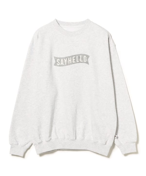 グランドセール BEAMS Crew Patch Logo Basic / T（ビームスT）SAYHELLO トップス