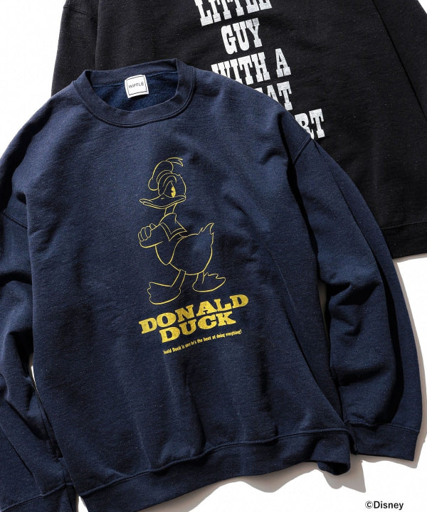 BEAMS（ビームス）【別注】WIFFLE / DONALD DUCK CREWNECK SWEAT（トップス スウェット）通販｜BEAMS