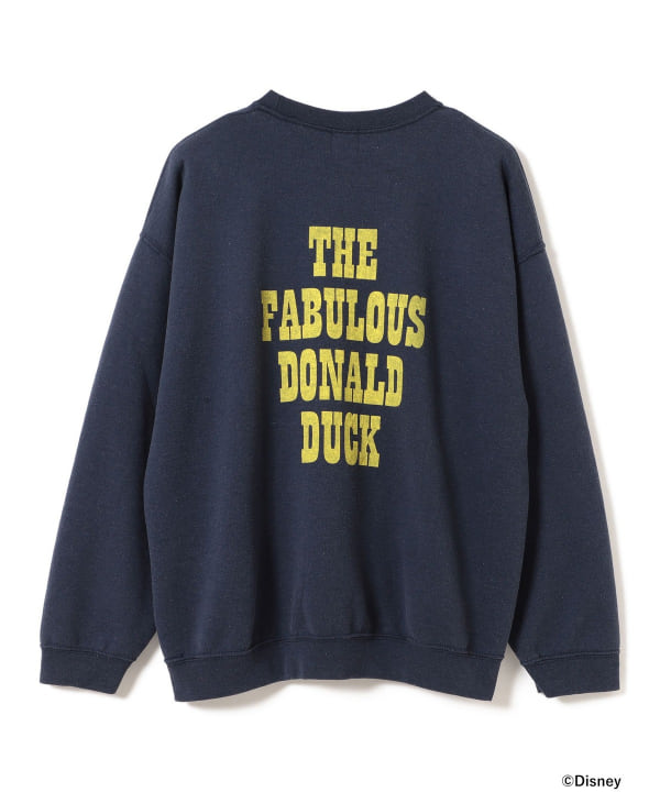 BEAMS（ビームス）【別注】WIFFLE / DONALD DUCK CREWNECK SWEAT