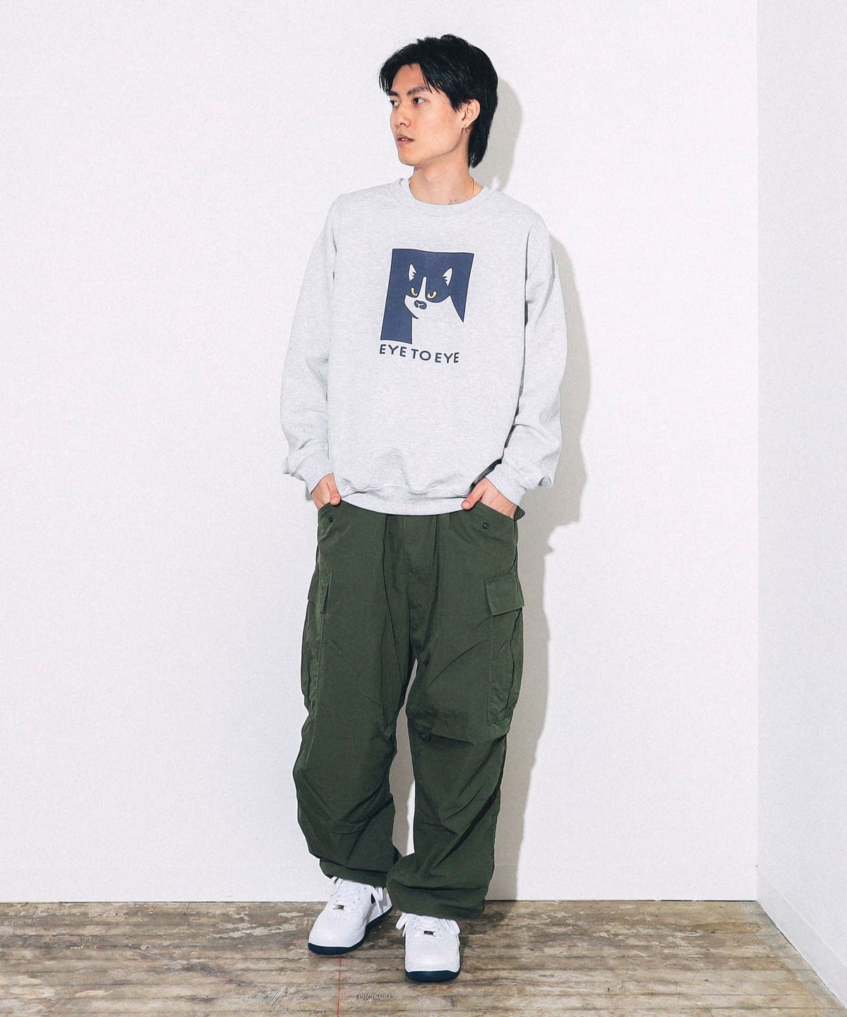 BEAMS T（ビームスT）EYE TO EYE CREW SWEAT（トップス スウェット
