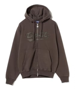 BoTT / 男裝 Washed Script Logo Zip Hoodie