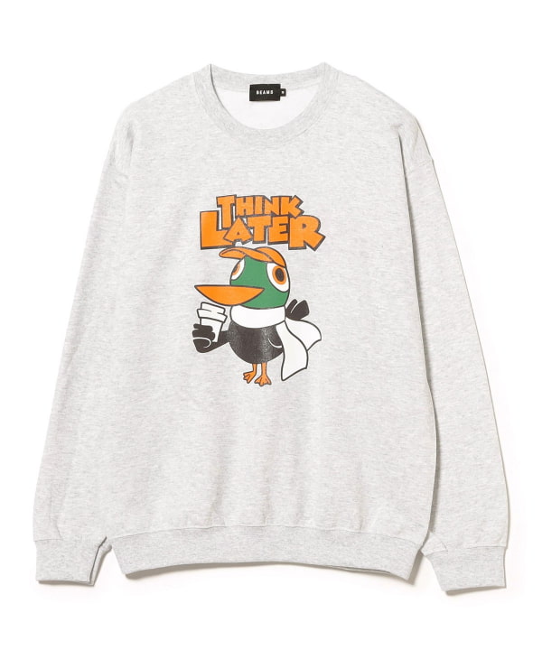 BEAMS（ビームス）THINK LATER クルーネック スウェット（トップス